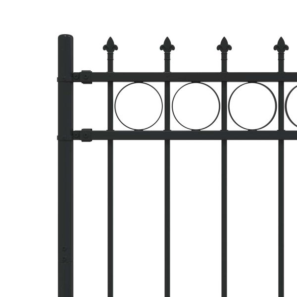 Ограда с Spike пръстен Horst Черно 200 x 150 cm