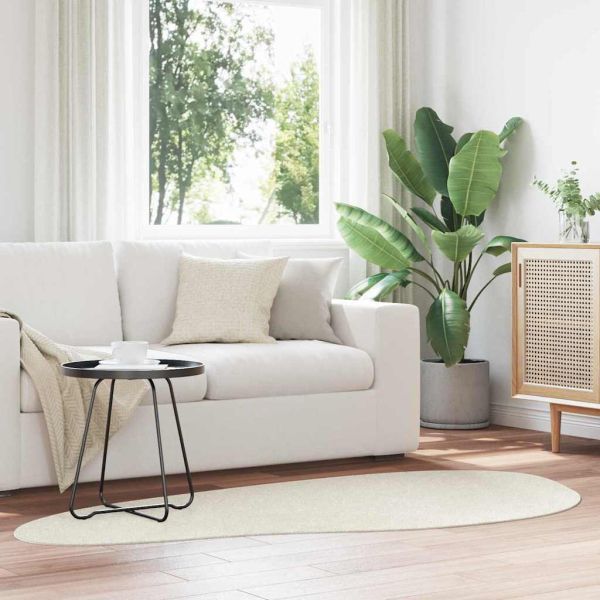 Килими за помещение HUARTE Крем 100 x 200 cm Полиестер