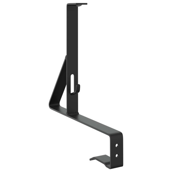 Поддръжка на снегозащита 12 pcs Черно 29,5 x 3 x 34,5 см