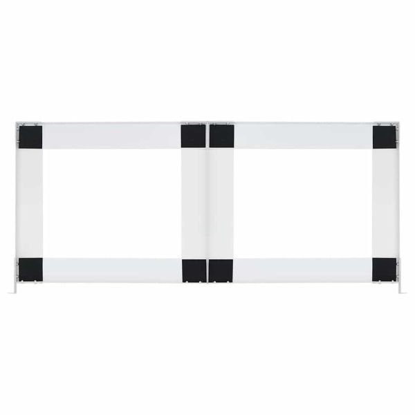 Двойна стойка за пералня и сушилня, бяла