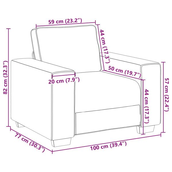 Диван 3 pcs Тъмен сив 219 x 80 x 82 см Ленена смесена тъкан