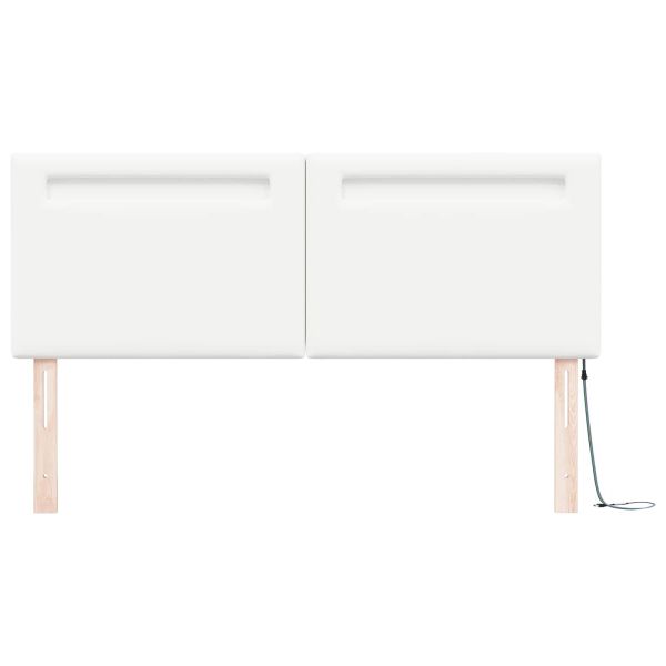 LED глава Бяло 160 cm Изкуствена