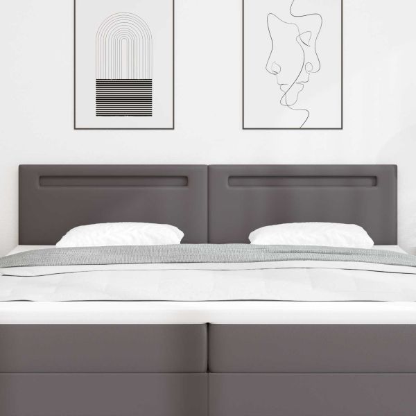 LED глава Сив 200 cm Изкуствена