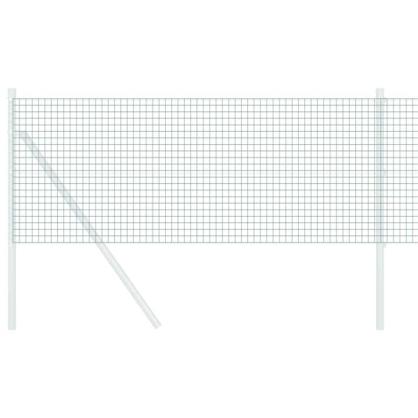 Заварена мрежа ограда Зелен 0.8 x 25 m