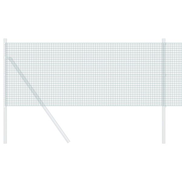 Заварена мрежа ограда Зелен 0.8 x 10 m