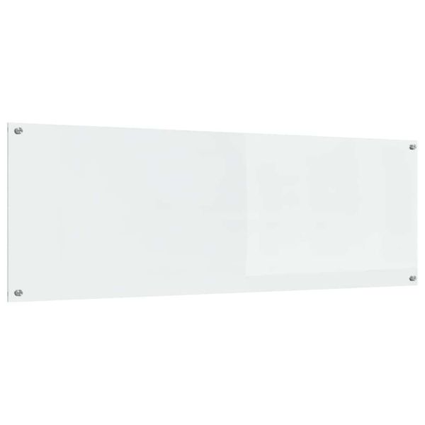 Кухненски гръб 2 бр. Прозрачен 120 x 40 cm закалено стъкло