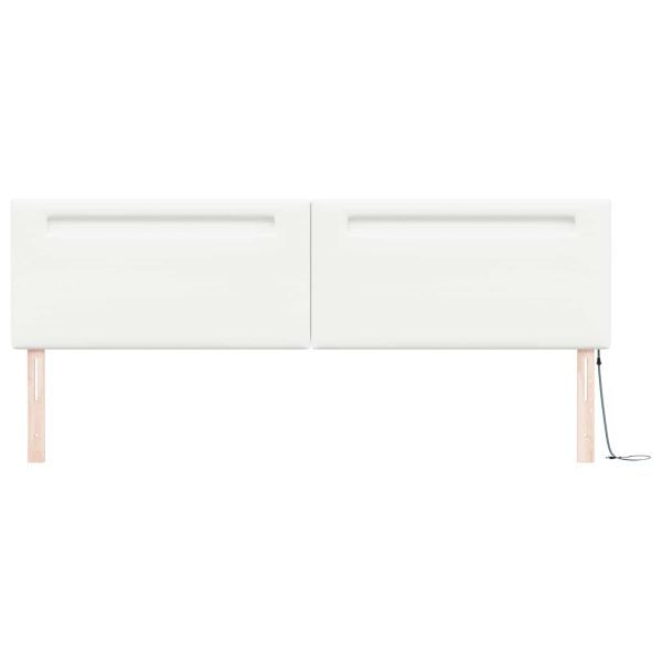 LED глава Бяло 200 cm Изкуствена