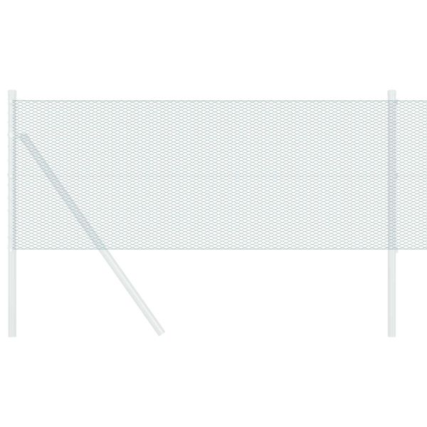 Шестоъгълна ограда Зелен 0,8 x 10 m ПВЦ