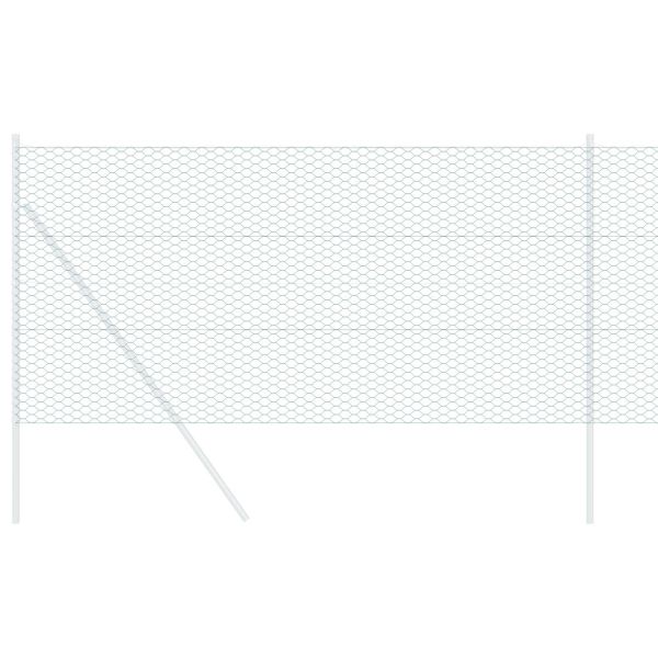 Шестоъгълна ограда Зелен 1,2 x 10 m ПВЦ