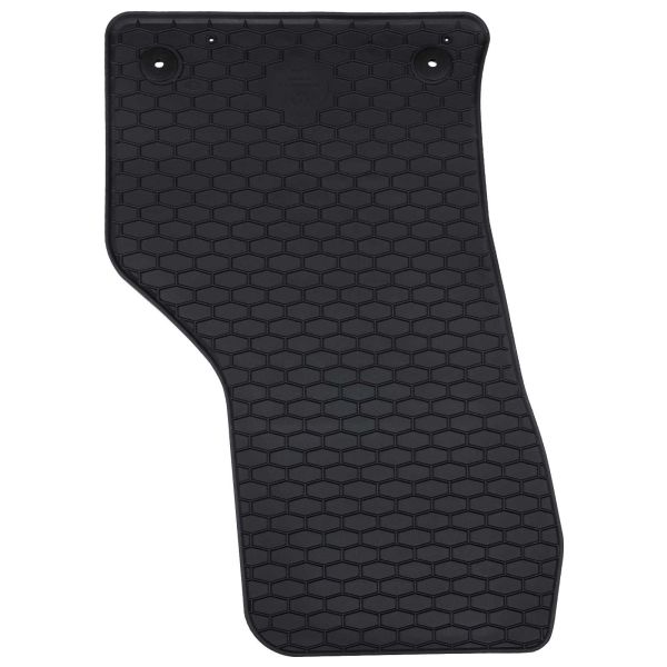 Автомобилен килим 4 pcs Черно Каучук