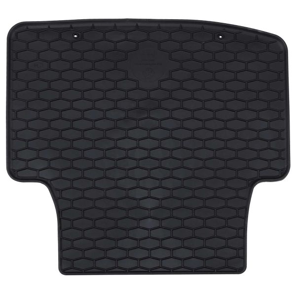 Автомобилен килим 4 pcs Черно Каучук