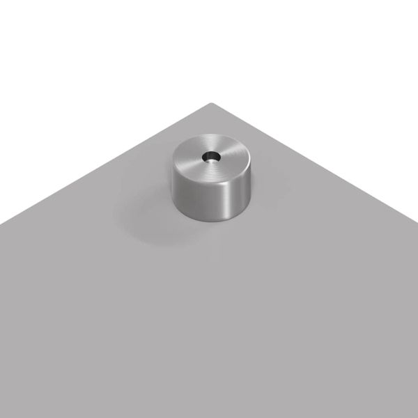 Кухненски заден панел 2 pcs Светлосиво 90 x 50 cm