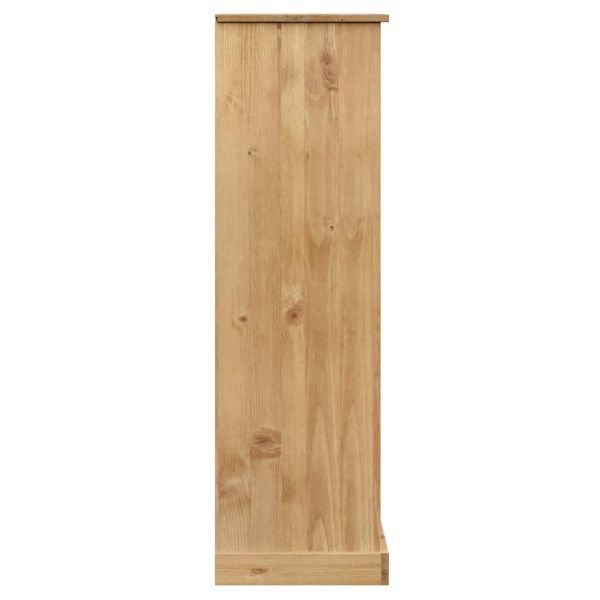 Етажерка за книги VIGO 90x35x114,5 см бор масив