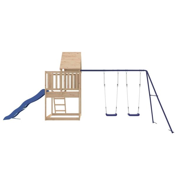 Комбинирано детско съоръжение за игра на открито, бор масив