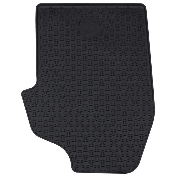 Автомобилен килим 3 pcs Черно Каучук