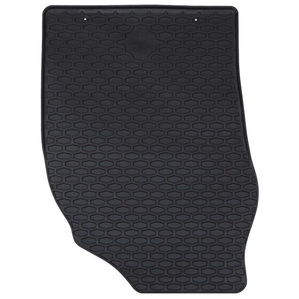 Автомобилен килим 4 pcs Черно Каучук