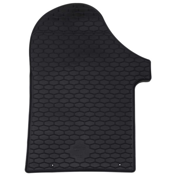 Автомобилен килим 2 pcs Черно Каучук