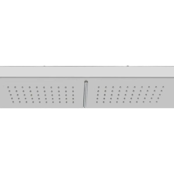 Градински душ с корито, WPC, неръждаема стомана