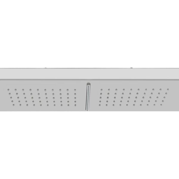 Градински душ с корито, WPC, неръждаема стомана
