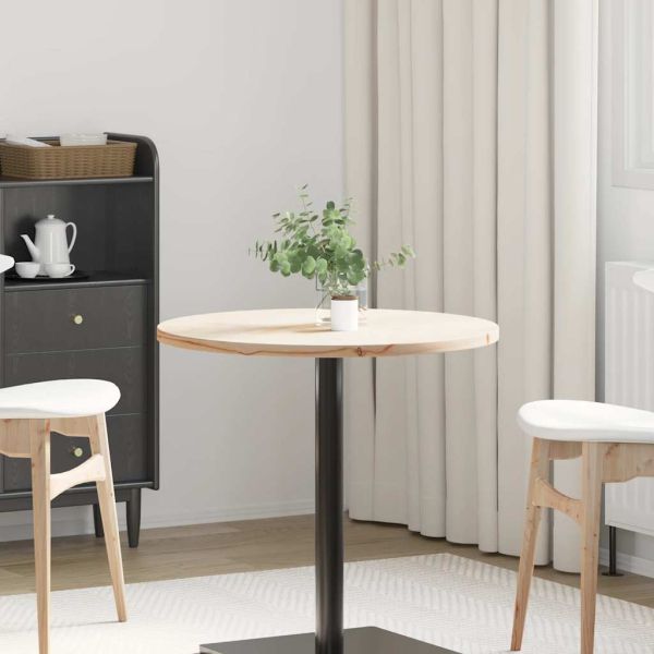 Плот за маса, Ø70x2,5 см, бор масив