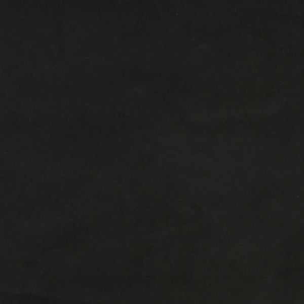 Боксспринг легло с матрак, черно, 120x190 см, кадифе