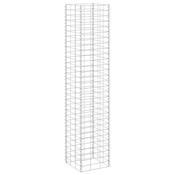 Габиони повдигнати лехи, 3 бр, 30x30x150 см, желязо