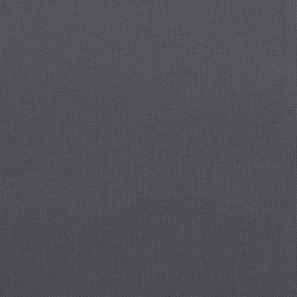 Палетна възглавница, антрацит, 60x60x6 см, Оксфорд плат