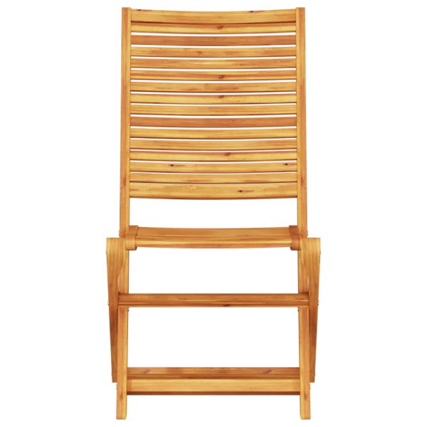 Сгъваем комплект мебели за бистро 3 pcs Кафяво