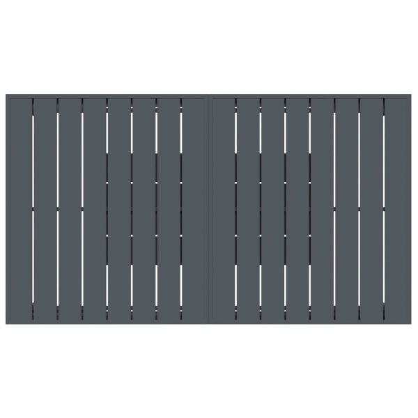 Комплект за хранене в градината 9 pcs Черно полиратан