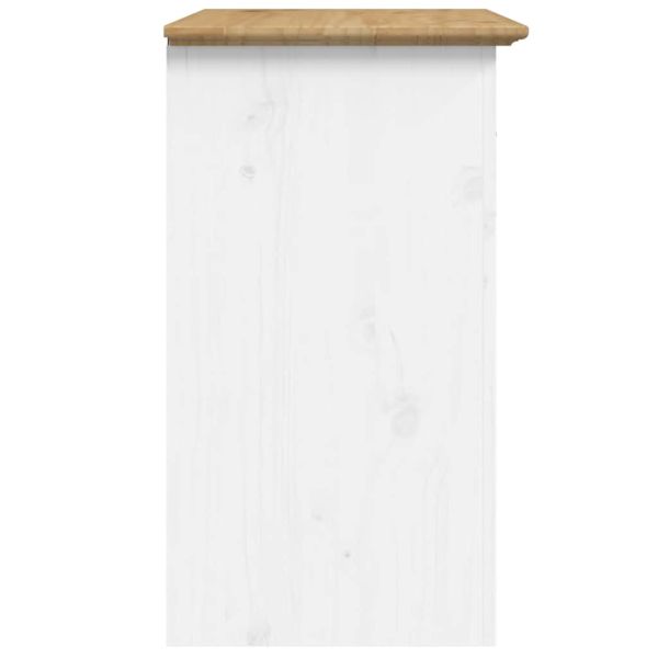 Нощно шкафче BODO, кафяво, 53x38,5x67 см, борово дърво масив