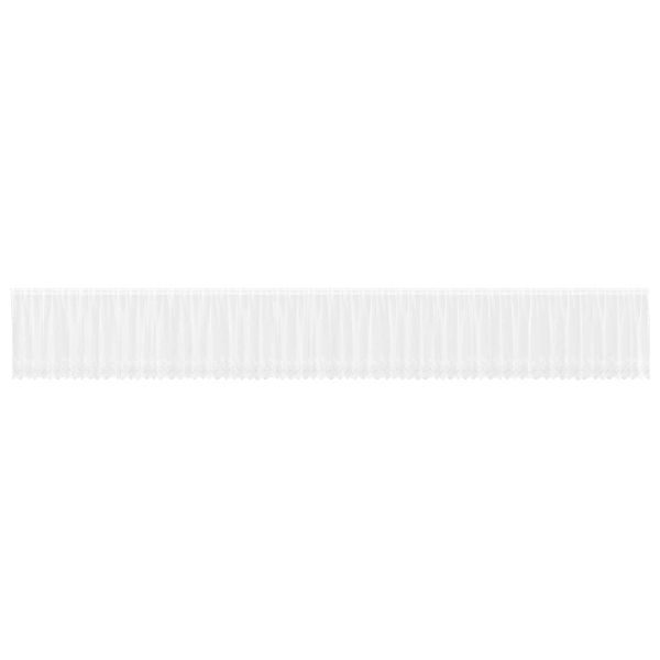Перде от дантела Бяло 80 x 1200 см Полиестер