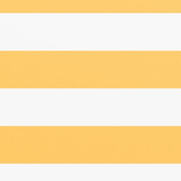 Балконски параван, бяло и жълто, 90x300 см, оксфорд плат