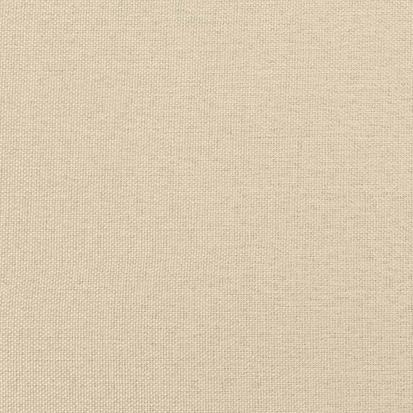 Боксспринг легло с матрак, кремаво, 140x190 см, плат