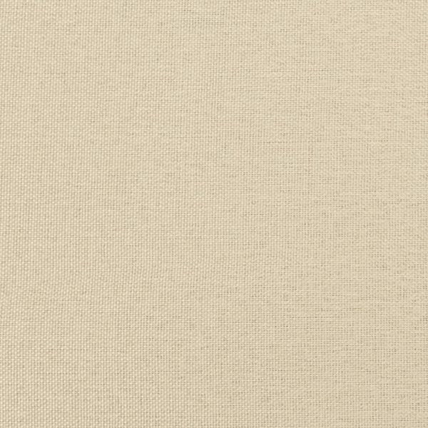 Боксспринг легло с матрак, кремаво, 140x190 см, плат