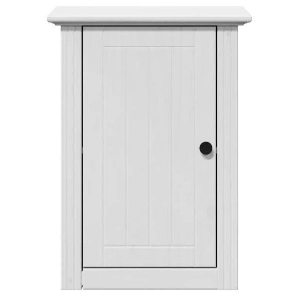 Комплект мебели за баня от 3 части BODO бял бор масив