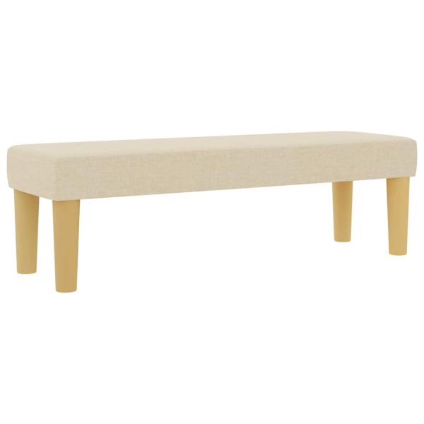 Легло с пружинирана основа с матрак Крем 140 x 190 cm текстил