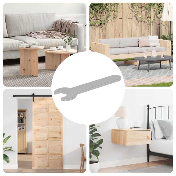 Спанер 12 pcs Сребрист 10 mm Желязо