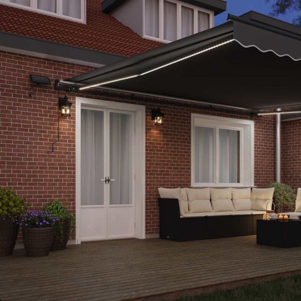 Рамка за сенник Антрацит 500 × 350 cm Алуминий