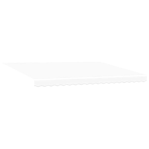 Прибираща се тента Бяло 450 × 300 cm Полиестер