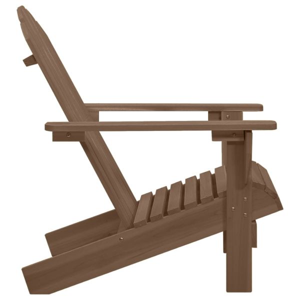 Градински стол, дърво, кафяв