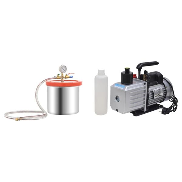 Вакуумна камера с 2-степенна помпа 7,4 л