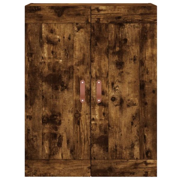 Стенни шкафове, 2 бр, опушен дъб, инженерно дърво