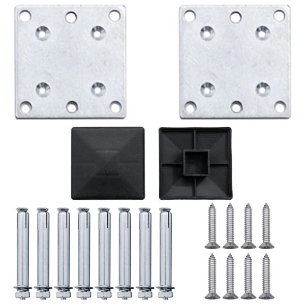 Градинска ограда, WPC, 353x106 см, кафява