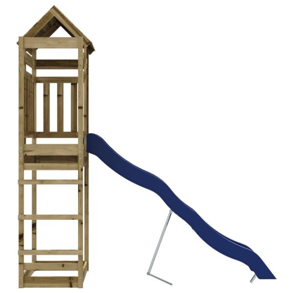 Комбинирано детско съоръжение за игра, импрегниран бор