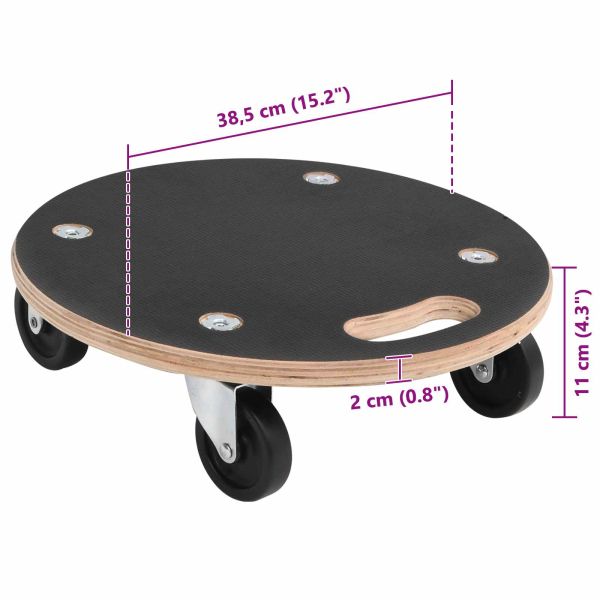 Транспортна количка 6 pcs Сив Шперплат