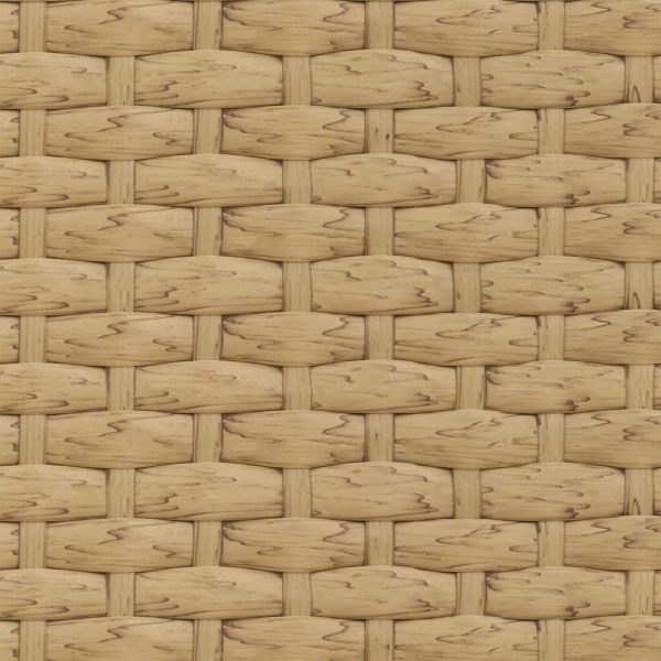 Градински Софа Комплект с възглавница 2 pcs Естествен