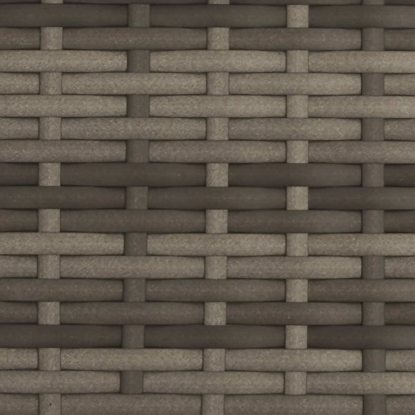 Комплект градински диван с функция на легло Сив и тъмен сив