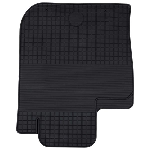 Автомобилен килим 4 pcs Черно Каучук