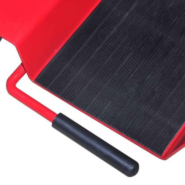 Платформа за мотоциклети с централна стойка, червена