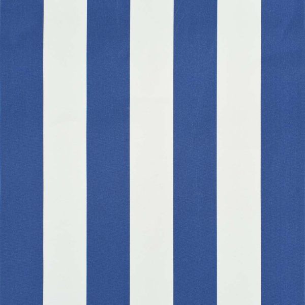 Сенник с падащо рамо, 150x150 см, синьо и бяло